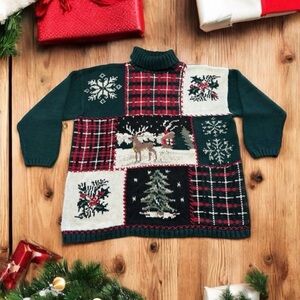 VINTAGE Venezia Jeans Holiday Christmas Sweater 
Women’s 26/28